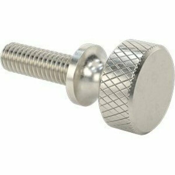 Bsc Preferred Stainless Steel Flared-Collar Knurled-Head Thumb Screw M2.5 x 0.45 mm Thread Size 8 mm Long 99607A264